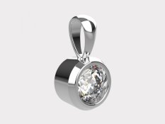 Zlatý přívěsek 012