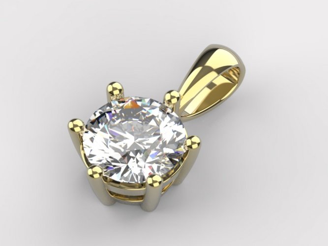 Zlatý přívěsek 018