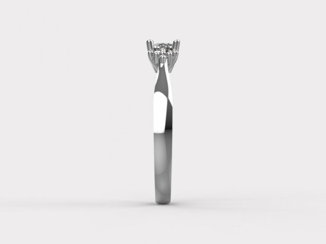 Zlatý zásnubní prsten 367