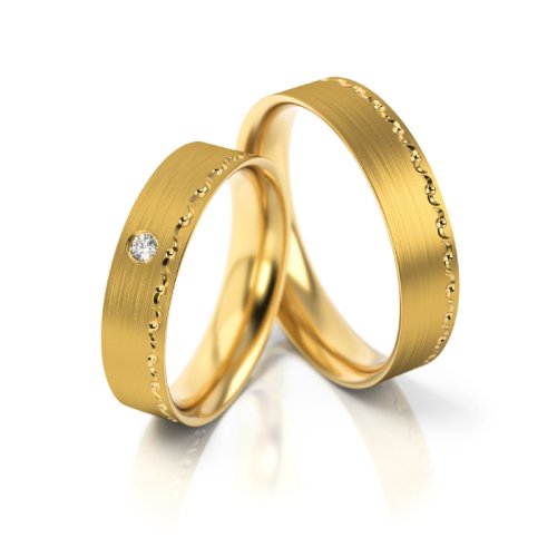 Zlaté snubní prsteny 4272