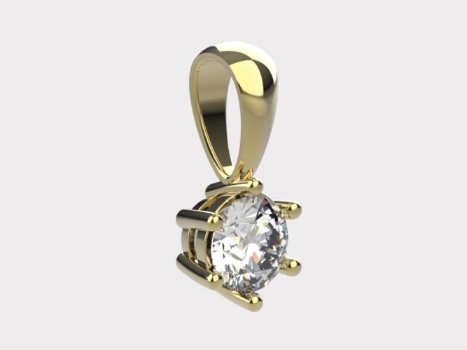 Zlatý přívěsek 018