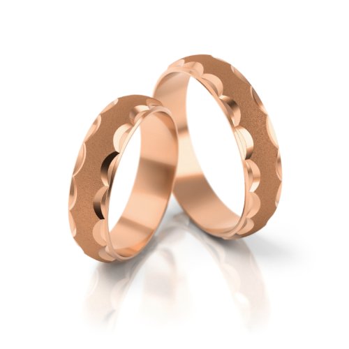 Zlaté snubní prsteny 1124