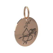 Zlatý přívěsek znamení Střelec