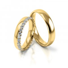 Zlaté snubní prsteny 3289