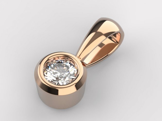 Zlatý přívěsek 012