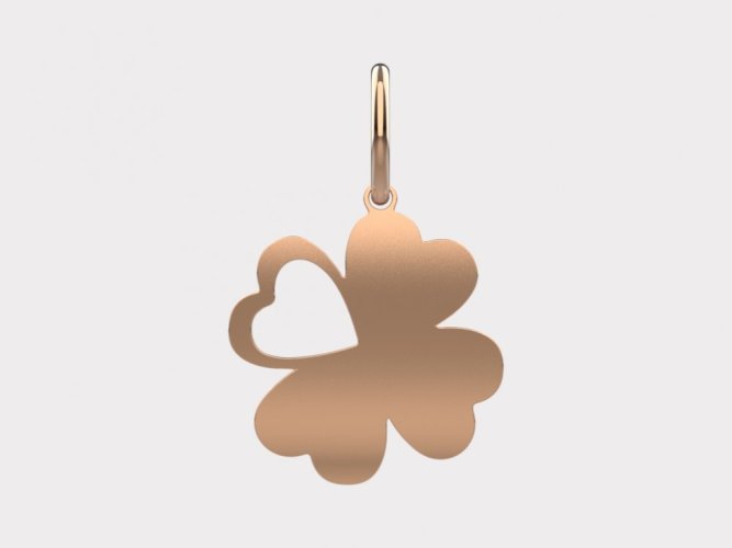 Zlatý přívěsek Čtyřlístek