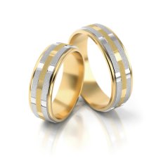 Zlaté snubní prsteny 3090