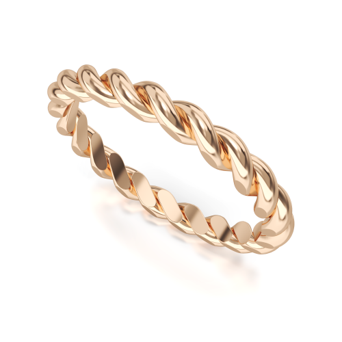 Dámský zlatý prsten C511 - Barva zlata: Růžové