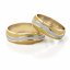 Zlaté snubní prsteny 2115 - Barva zlata: Bílé / Žluté