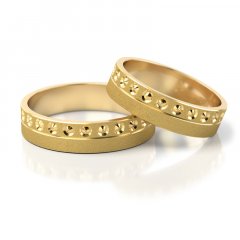 Zlaté snubní prsteny 1126