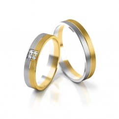Zlaté snubní prsteny 4232