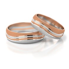 Zlaté snubní prsteny 2117