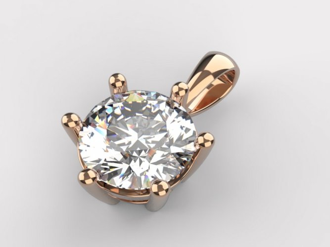 Zlatý přívěsek 018