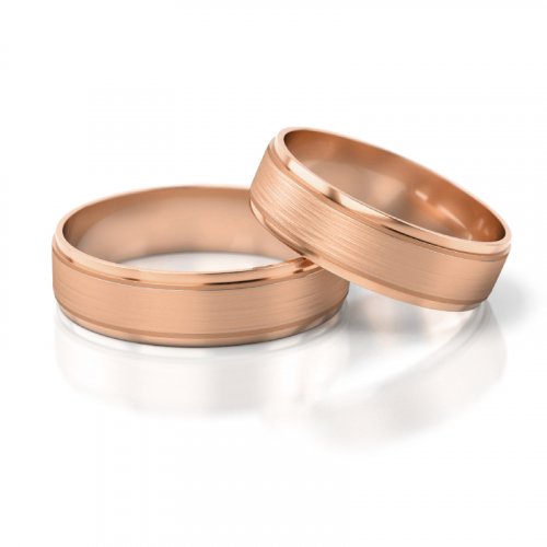 Zlaté snubní prsteny 2089 - Barva zlata: Bílé