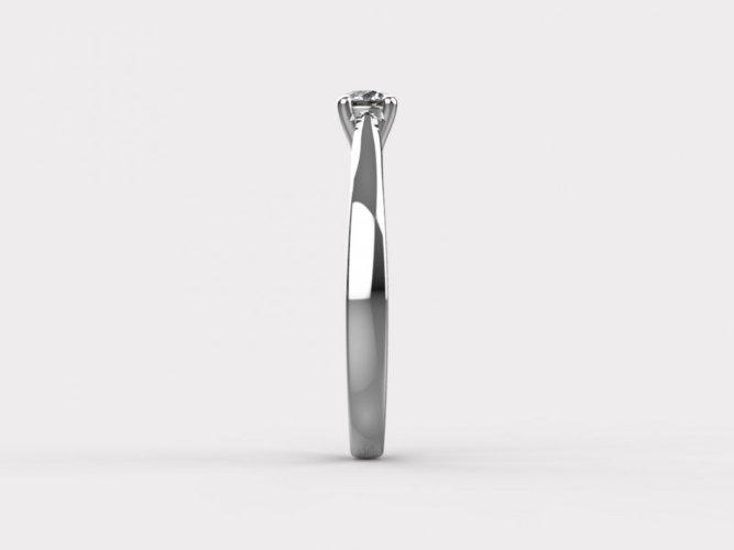 Zlatý zásnubní prsten 370