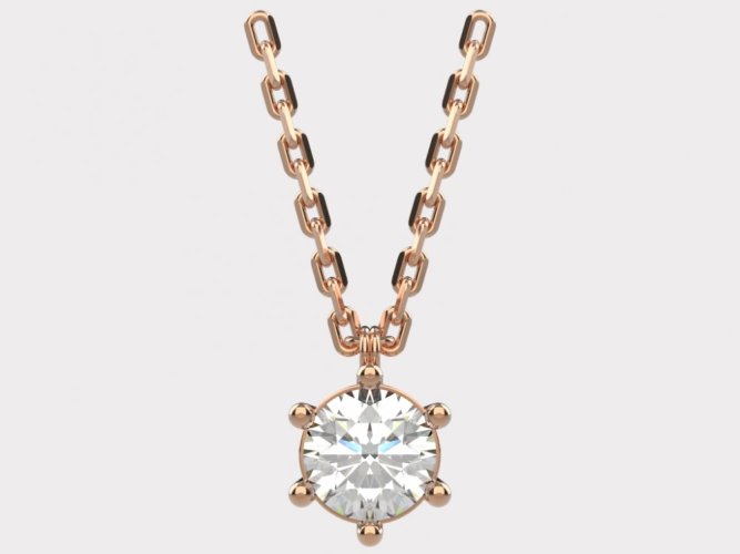 Dámský zlatý náhrdelník 018