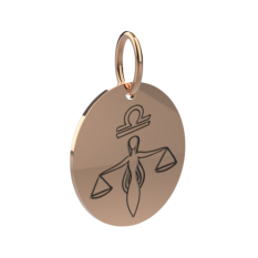 Zlatý přívěsek znamení Váhy