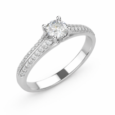 Zlatý zásnubní prsten 310