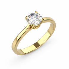 Zlatý zásnubní prsten 003
