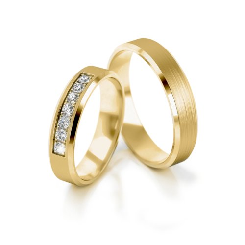 Zlaté snubní prsteny 4316