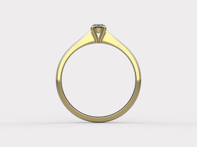 Zlatý zásnubní prsten 370