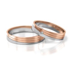 Zlaté snubní prsteny 2299