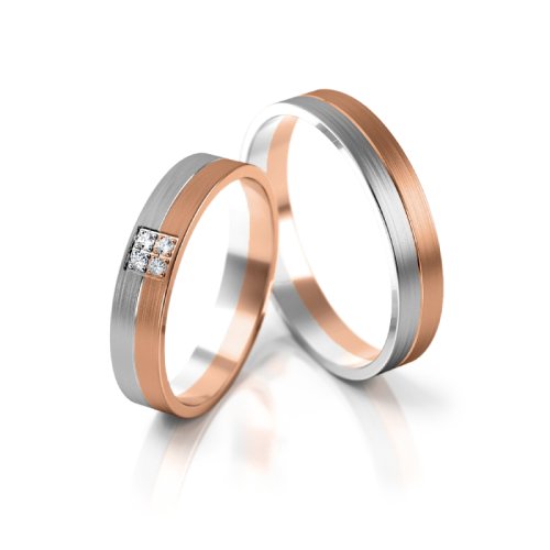 Zlaté snubní prsteny 4232