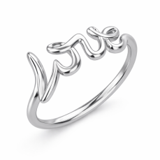 Dámský zlatý prsten Love 756