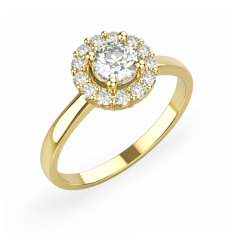 Zlatý zásnubní prsten 368