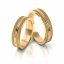 Zlaté snubní prsteny 3148 - Barva zlata: Bílé / Žluté