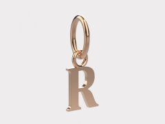 Zlatý přívěsek písmeno R