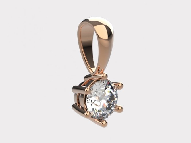 Zlatý přívěsek 018