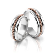 Zlaté snubní prsteny 4185