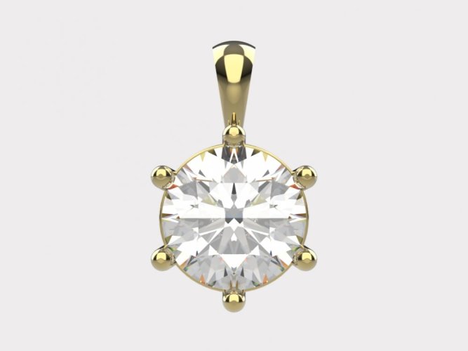 Zlatý přívěsek 018