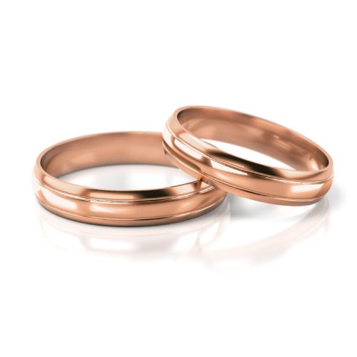 Zlaté snubní prsteny 2239 - Barva zlata: Žluté