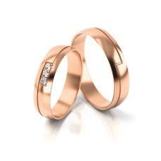 Zlaté snubní prsteny 4297
