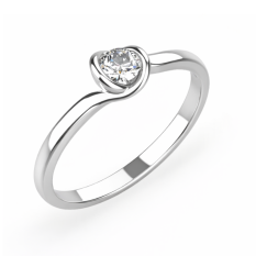 Zlatý zásnubní prsten 800