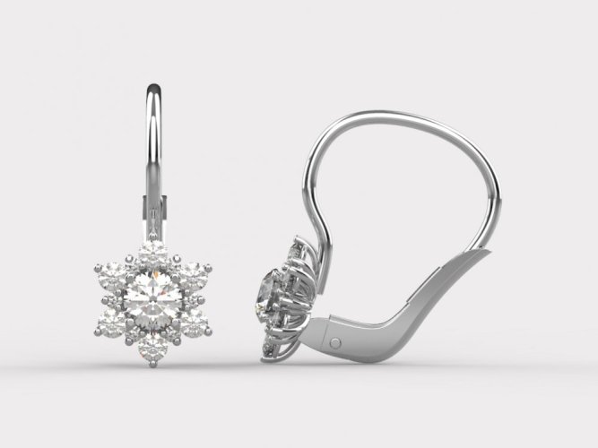 Dámské zlaté náušnice 011