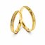 Zlaté snubní prsteny 3321 - Barva zlata: Bílé, Typ kamene: Briliant