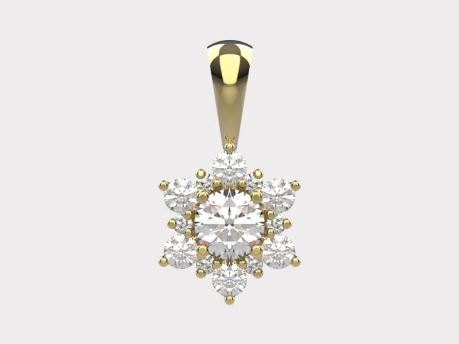 Zlatý přívěsek 011