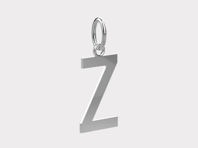 Zlatý přívěsek písmeno Z