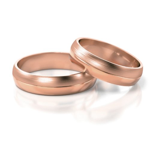 Zlaté snubní prsteny 2120 - Barva zlata: Bílé / Růžové