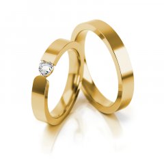 Zlaté snubní prsteny 4312