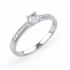 Zlatý zásnubní prsten 369