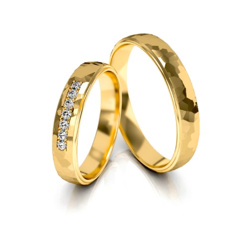 Zlaté snubní prsteny 4320