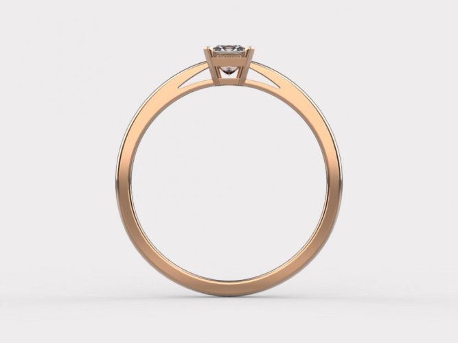 Zlatý zásnubní prsten 280