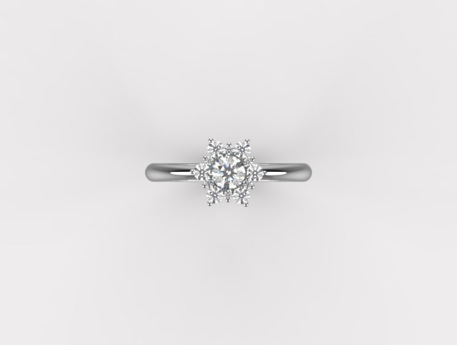 Dámský zlatý prsten 1000