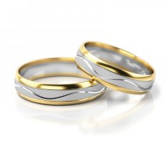 Zlaté snubní prsteny 2234