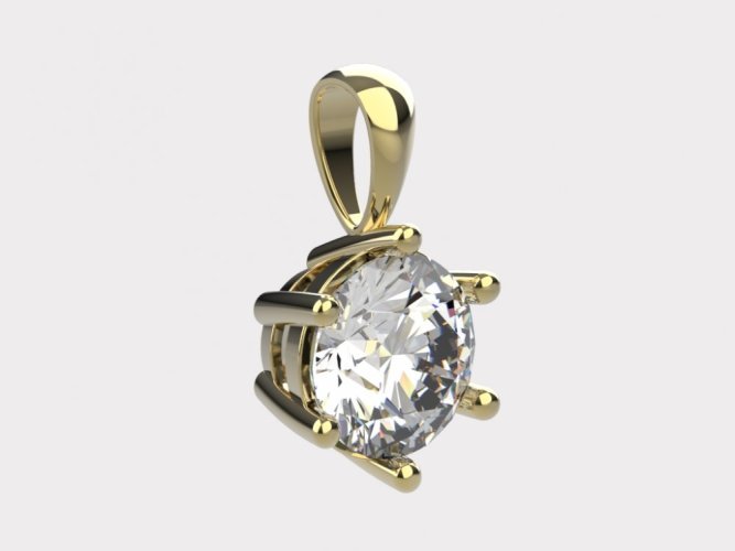 Zlatý přívěsek 018