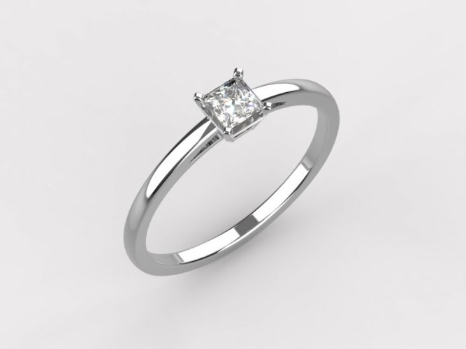 Zlatý zásnubní prsten 280